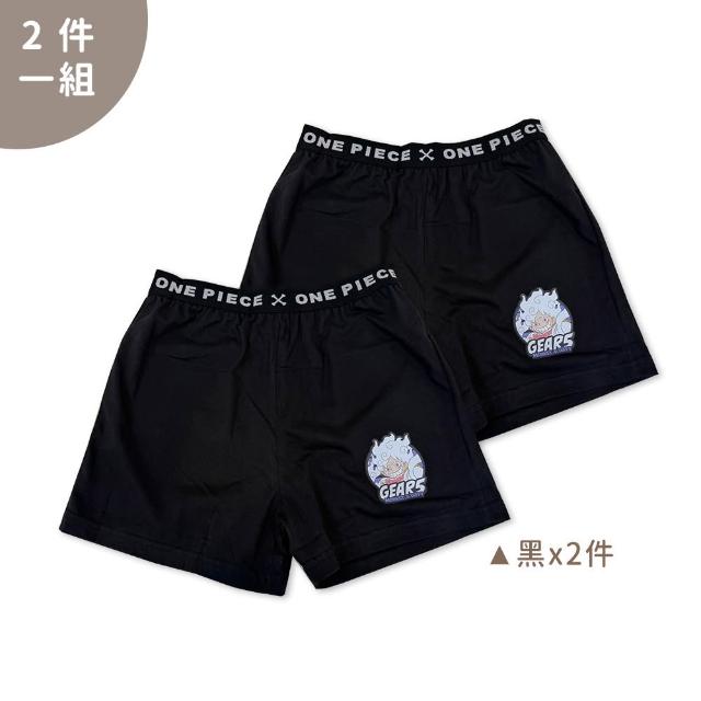 【Oluna 歐露娜】青少年平口褲 大童內褲 航海王授權 男童內褲 男童四角褲 兒童內褲 透氣四角褲