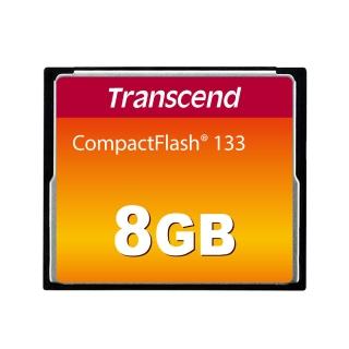 【Transcend 創見】133X CF 8GB CompactFlash 記憶卡(TS8GCF133 新舊包裝隨機出貨)
