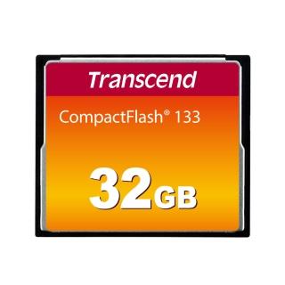 【Transcend 創見】133X CF 32GB CompactFlash 記憶卡(TS32GCF133 新舊包裝隨機出貨)