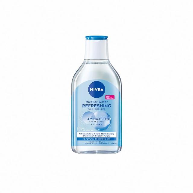 【NIVEA 妮維雅】卸妝水400ml全系列X2入(/B5卸妝水/舒敏/水潤/敏感肌適用)