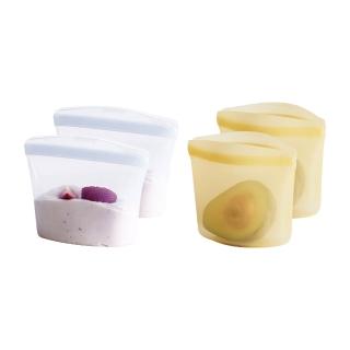 【美國Stasher】碗形XS 2入組｜矽膠袋密封袋食物袋(輕巧好攜帶、嬰兒副食品、優格水果適用 -40℃-218℃)