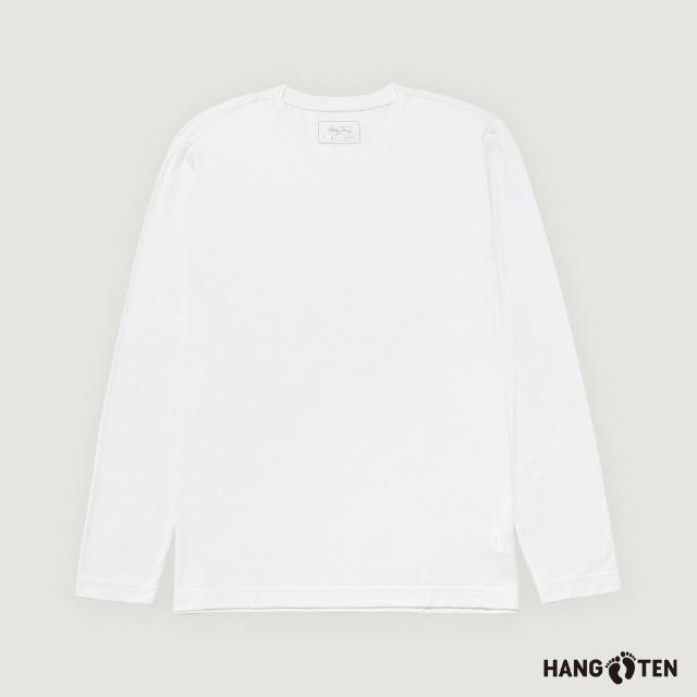 【Hang Ten】男女裝-ECO環保纖維圓領蓄熱保暖發熱暖溫衣(多款選)