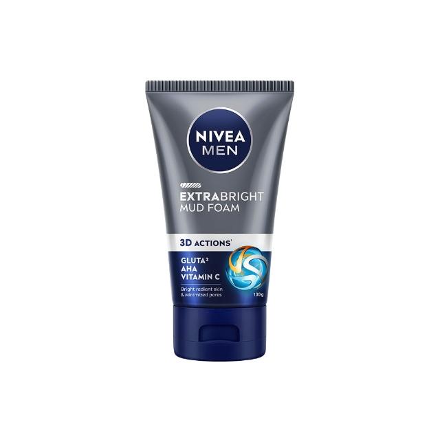 【NIVEA 妮維雅】新品上市★男士淨涼/控油洗面乳100g系列x3入(控油/淨白/清爽/保濕/水潤透亮潔面乳)