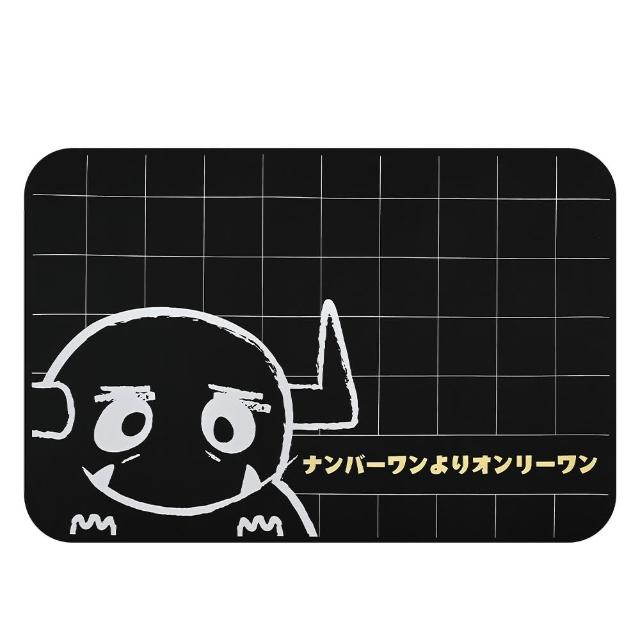 【怪獸居家生活】monster 頂吸 軟式珪藻土吸水地墊 大小怪獸 66x44cm(珪藻土地墊/腳踏墊/浴室防滑墊)