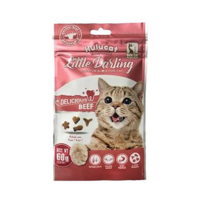 【Hulucat】卡滋化毛潔牙餅60g*12入(貓點心/貓零食/貓餅乾/化毛排毛)
