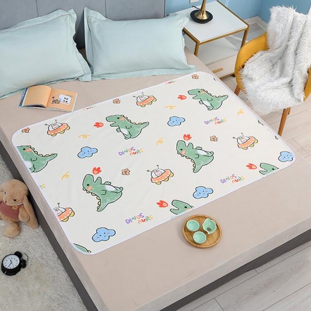 【TENGYUE】嬰兒尿墊 三層防水隔尿保潔墊-70x120cm二入組(標準 尿布墊 生理墊 寵物墊 可機洗)