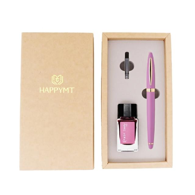 【HAPPYMT 開心鋼筆店】開心鋼筆墨水禮盒-共6色可選(免費客製化刻字)