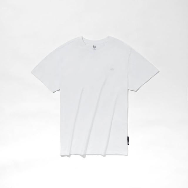 【Lee】出清品-男裝 短袖T恤 / 左胸三角 小LOGO 共2色 舒適版型(LB302032848 / LB302032K14)
