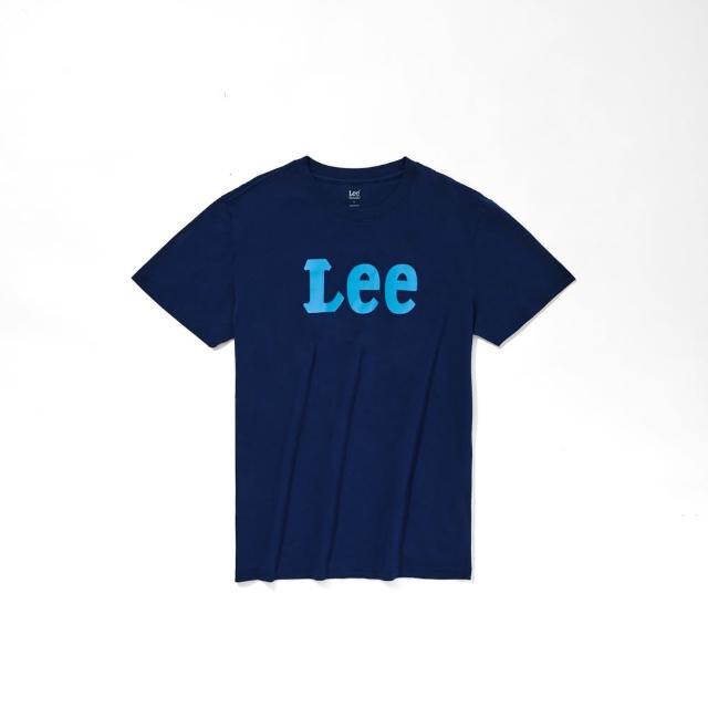 【Lee】出清品-男裝 短袖T恤 / 經典撞色 大LOGO 共4色 標準版型(LL230009)