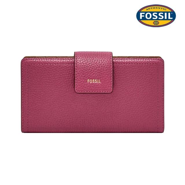 【FOSSIL】Logan 真皮拉鍊RFID防盜中長夾 (多色可選)