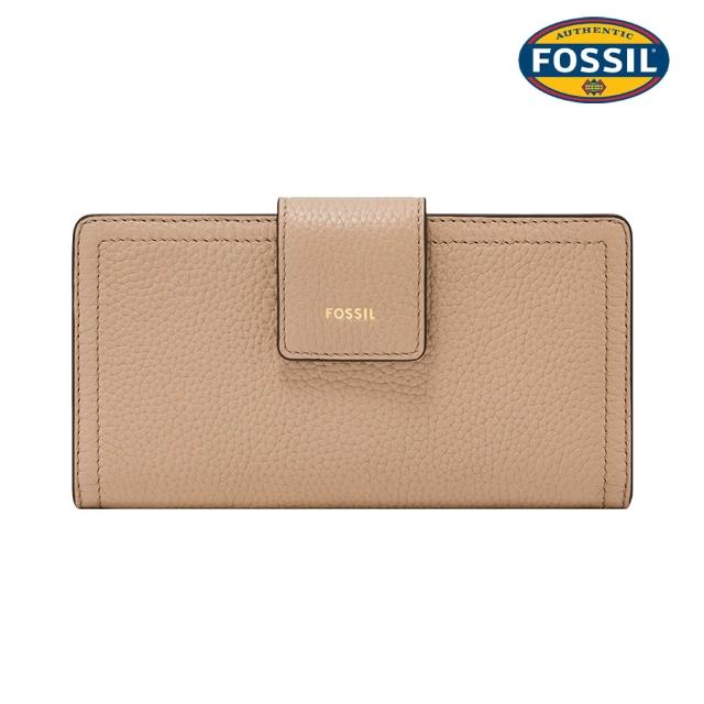 【FOSSIL】Logan 真皮拉鍊RFID防盜中長夾 (多色可選)