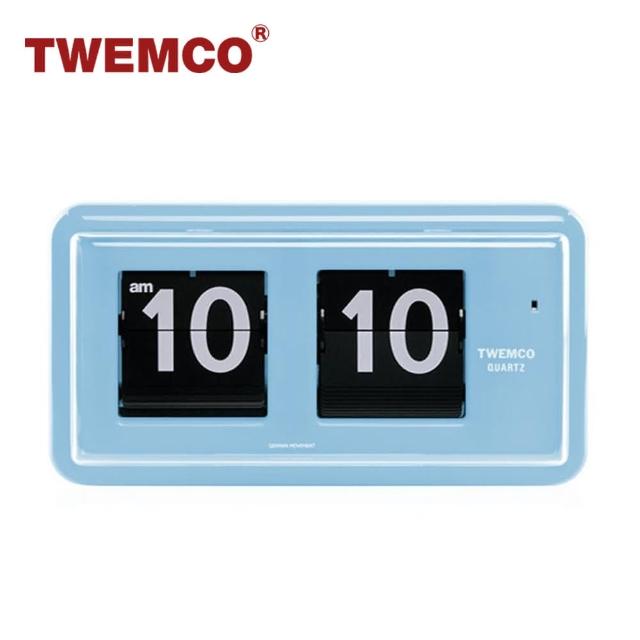 【TWEMCO】QT-30 翻頁鐘 時鐘 桌放 壁掛兩用(共9色)