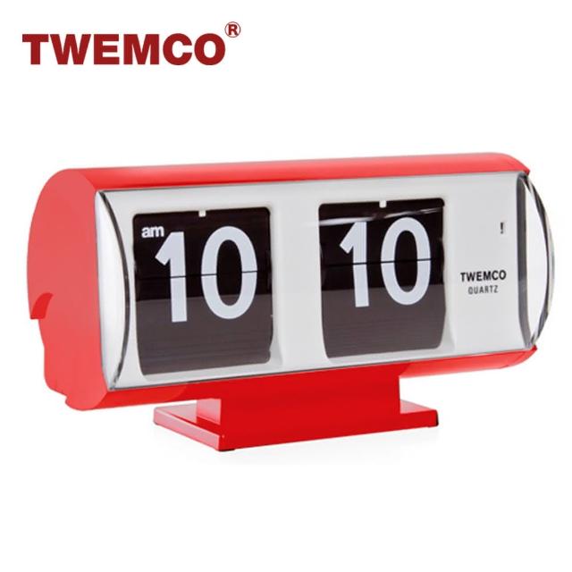【TWEMCO】QT-30T 翻頁鐘 時鐘 復古半圓(共5色)