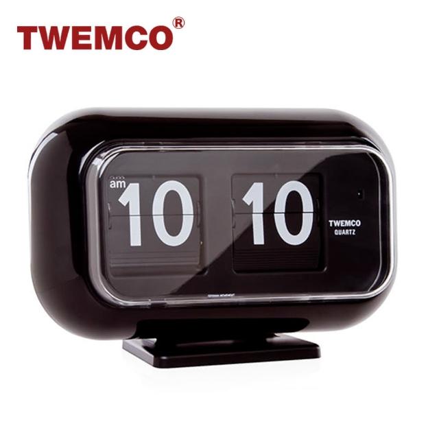 【TWEMCO】QT-35 翻頁鐘 時鐘 桌放 壁掛兩用(共2色)