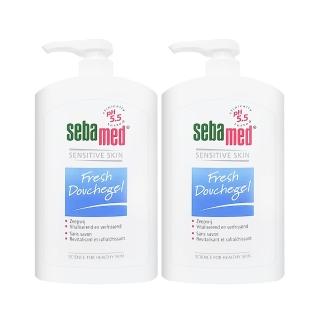 【SEBAMED】運動沐浴乳1000ml #活力麝香*兩入組(平行輸入/壓頭版.無外盒)