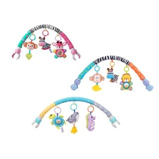 11240385 OL 【OhBabyLaugh】床夾/車夾搖鈴(搖鈴玩具/安撫玩具/多功能床夾/嬰兒車夾玩具/音樂床鈴/嬰兒搖鈴)