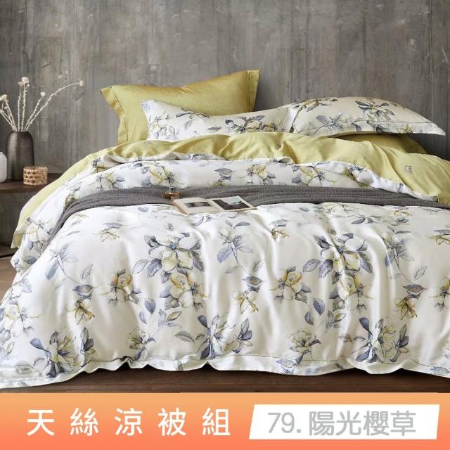 【貝兒居家寢飾生活館】頂級涼感60支天絲涼被(棉被/四季被/TENCEL/多款任選) 涼被/冷氣毯