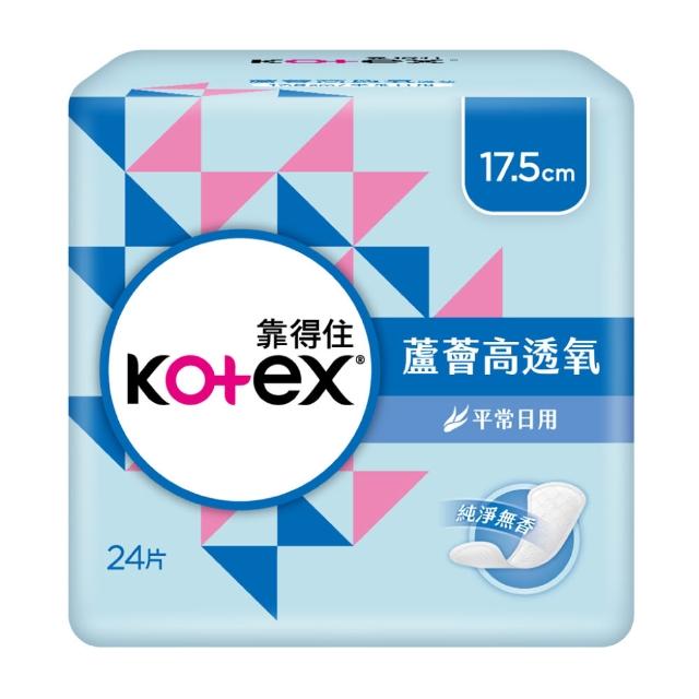 【Kotex 靠得住】安全瞬吸/蘆薈透氧/茶樹舒涼/沁涼/草本抑菌/木質香 箱購任選(靠得住護墊任選 草本 涼感棉)