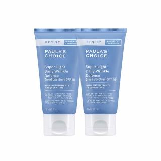 【PAULA’S CHOICE 寶拉珍選】抗老化防曬乳60ml任選*共2入(SPF30潤色款/SPF50無油款/SPF50保濕款)