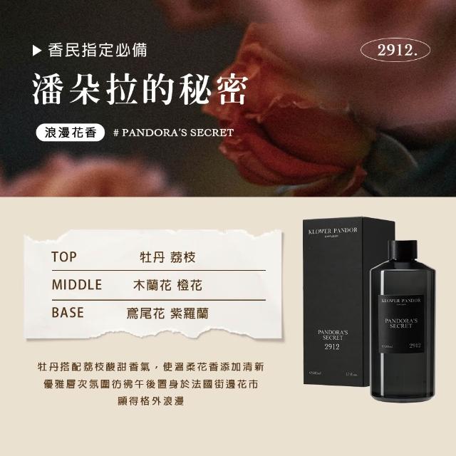 【KLOWER PANDOR】KP記憶香氛 沉浸式空間擴香補充瓶500ml(多款任選)