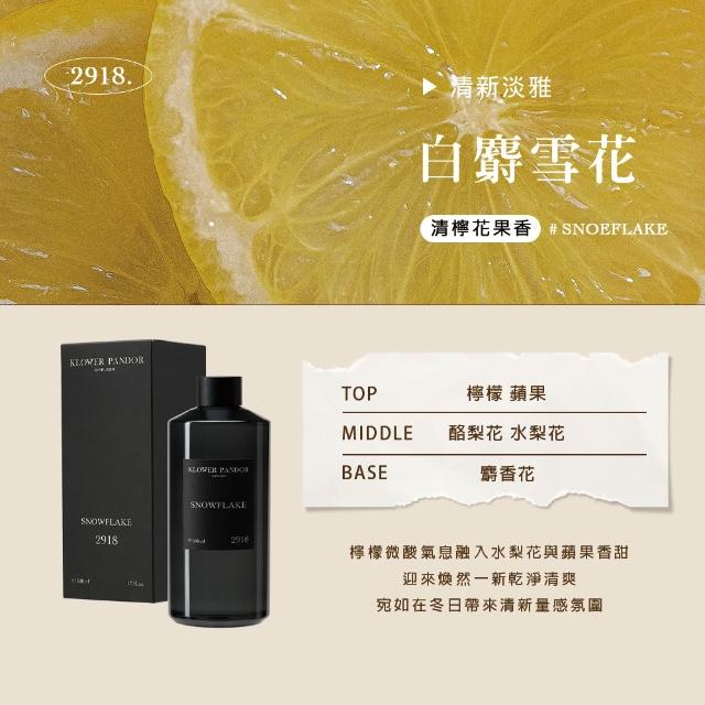 【KLOWER PANDOR】KP記憶香氛 沉浸式空間擴香補充瓶500ml(多款任選)