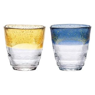 11307831 OL 【TOYO SASAKI】東洋佐佐木 日本製金箔耐熱燒酒杯300ml(黃色/藍色)