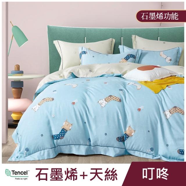 【ALAI 寢飾工場】台灣製 石墨烯×天絲四季被(150X190/涼被/可水洗/多款任選)