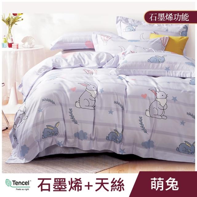 【ALAI 寢飾工場】台灣製 石墨烯×天絲四季被(150X190/涼被/可水洗/多款任選)