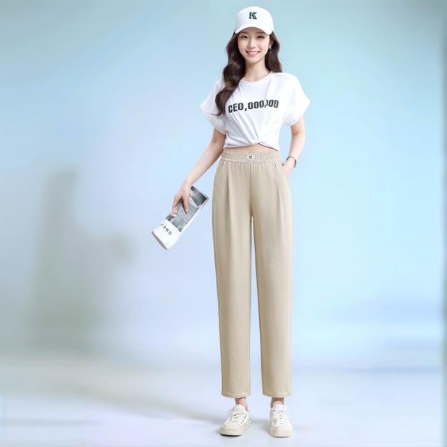 【Amore】夏日百搭多款清涼下著 冰絲褲 涼感褲 涼感長褲 冰絲長褲(冰絲涼褲涼爽超好穿)