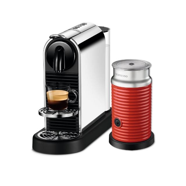 【Nespresso】膠囊咖啡機 CitiZ Platinum 奶泡機組合_多色任選 飲水機 全自動咖啡機(瑞士頂級咖啡品牌/)