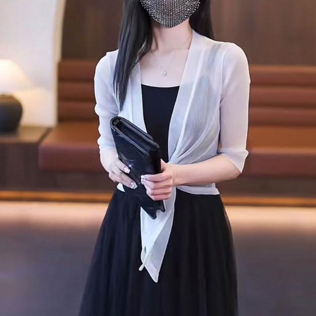 【巴黎精品】多款極速出貨 罩衫天絲防曬外套絲質上衣法式名媛(夏日冷氣空調輕薄半透女外套a1bs1)