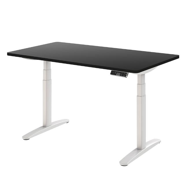 【Flexispot】三節磁吸式電動升降桌140x70桌組 不含安裝(磁吸式理線盤)