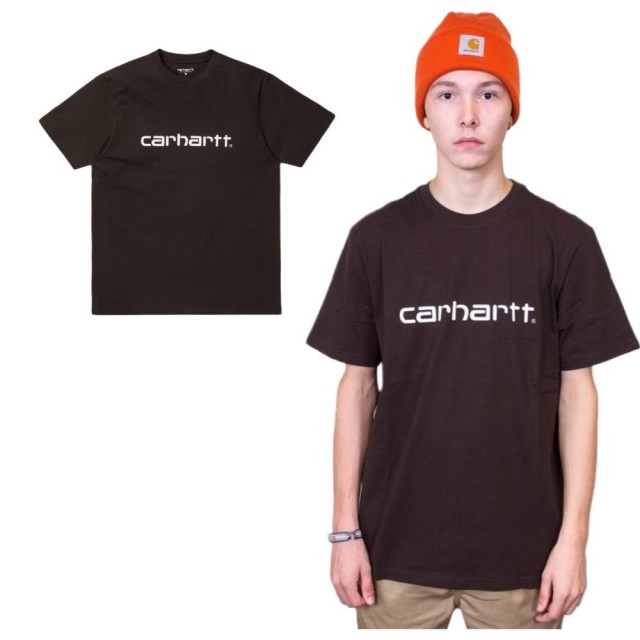 【carhartt】Carhartt wip 純棉 基本款字母logo 圓領 短袖T恤 多色可選(美國進口平行輸入)