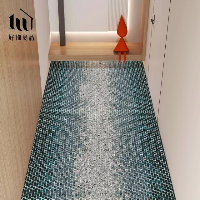 【好物良品】180x120cm_獨家設計藝術系列剪裁陽台玄關絲圈刮泥地墊(腳踏墊 除塵地墊 玄關墊 陽台地墊)