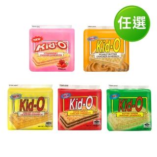 【Kid-o】三明治餅乾136g(奶油/檸檬/巧克力/草莓/花生)(點心/餅乾/零食)