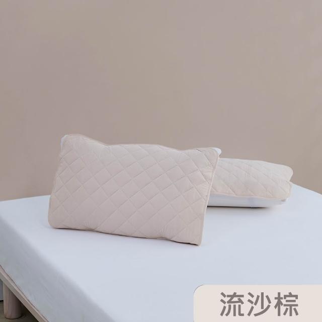 【Tonia Nicole 東妮寢飾】TopCool冰凍銀抗菌涼感枕頭保潔墊2入(八色任選)