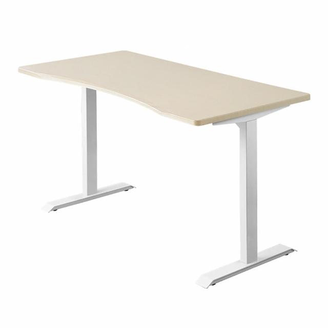 【FUNTE】Stable 固定式辦公電腦桌 150x80cm 弧度桌板 八色可選(書桌 工作桌 桌子)