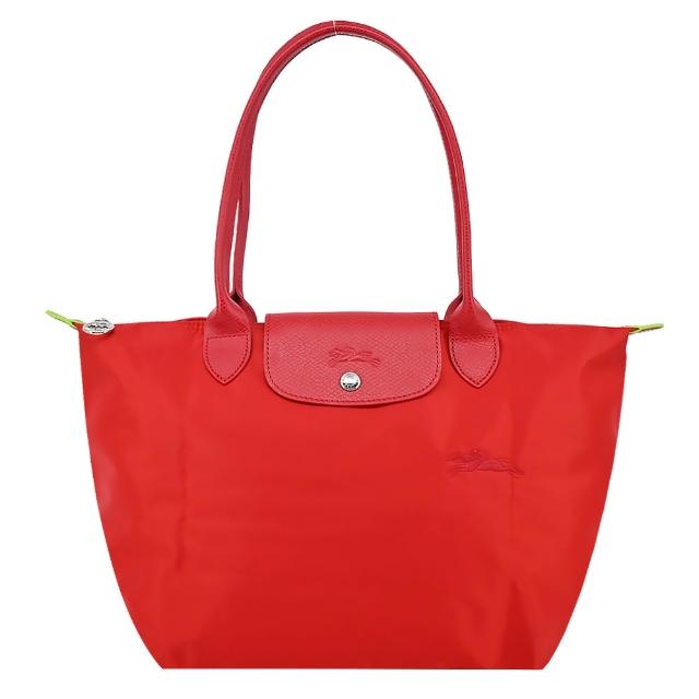 【LONGCHAMP】LE PLIAGE ORIGINAL/GREEN系列原創/刺繡摺疊肩背包(中/多款選)