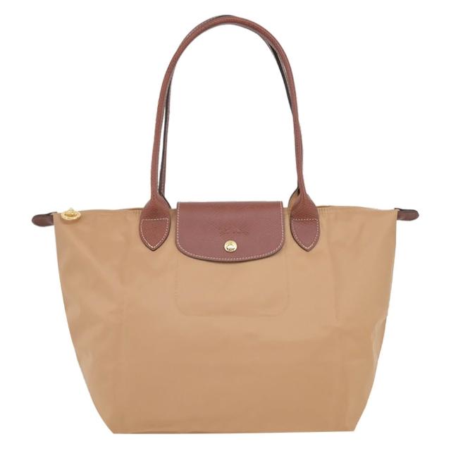 【LONGCHAMP】LE PLIAGE ORIGINAL/GREEN系列原創/刺繡摺疊肩背包(中/多款選)