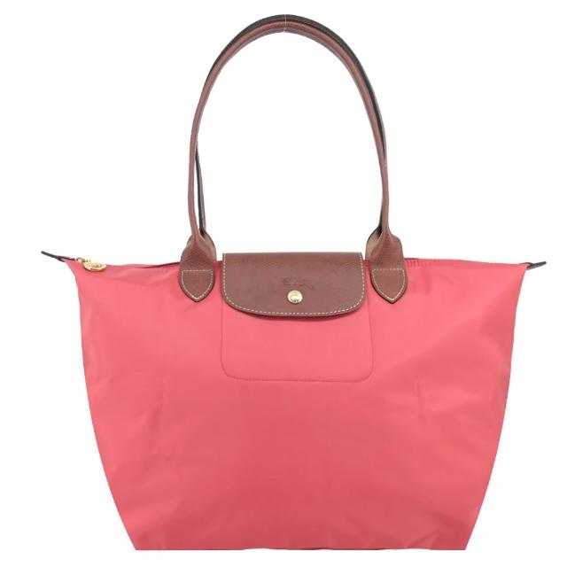 【LONGCHAMP】LE PLIAGE ORIGINAL/GREEN系列原創/刺繡摺疊肩背包(中/多款選)