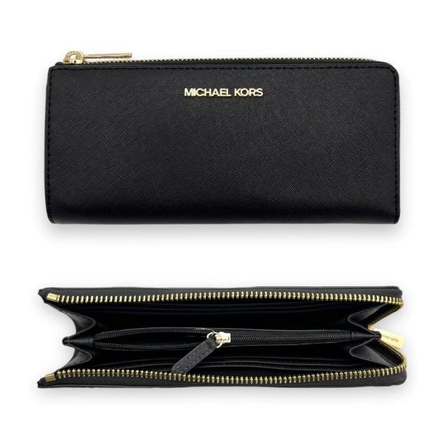 【Michael Kors】MK 中性款 Jet Set Travel 拉鍊 長夾 中夾 皮夾(多色可挑 男女通用)