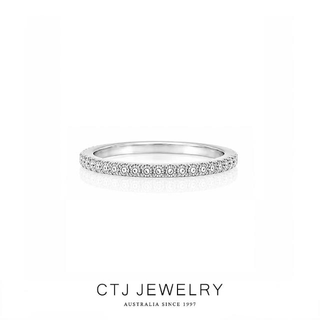 【CTJ】雙十樂購!天然鑽石 18K金 線戒 鑽石戒指-任選(鑽石閃耀時刻 只為摯愛的妳)