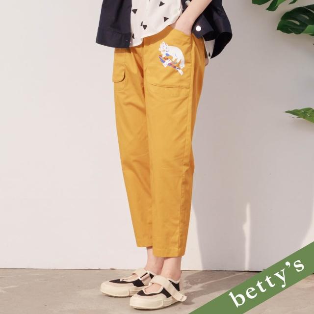 【betty’s 貝蒂思】出清品  網路獨賣★超激瘦鬆緊腰彈性休閒褲(任選)