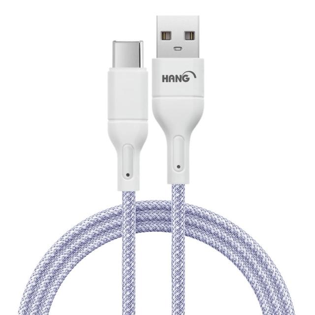 【HANG】R18 高密編織 Type-C USB 3.4A快充充電線100cm-2入