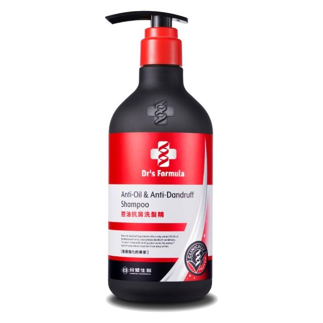 【Dr’s Formula 台塑生醫】三代洗髮精580gx4入(控油抗屑/髮根清爽/溫潤舒活/髮根潤澤/控油激涼)