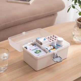 【FL 生活+】家用緊急醫藥箱-小型款(藥品箱/急救箱/藥品收納盒/A-069)