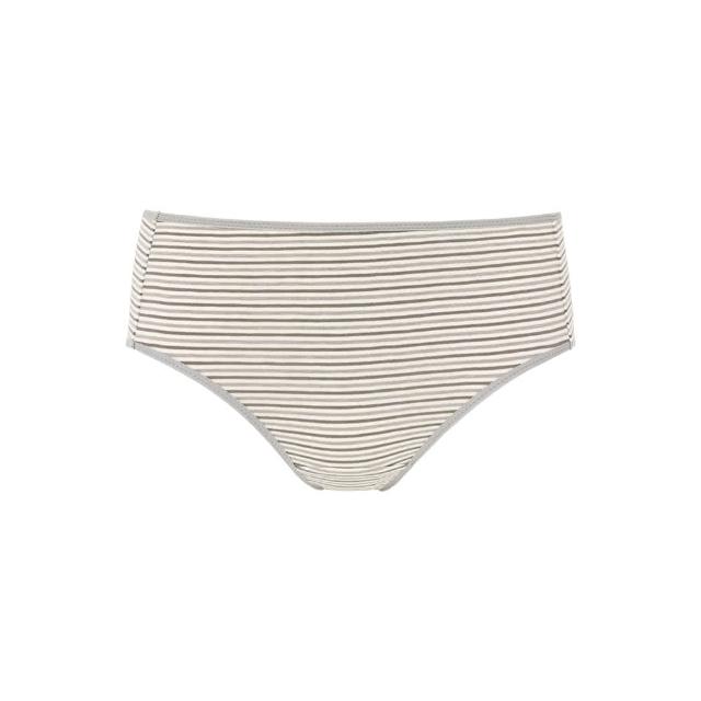 【Triumph 黛安芬】8件組/親膚棉/竹炭原棉系列平口內褲(素面/條紋)