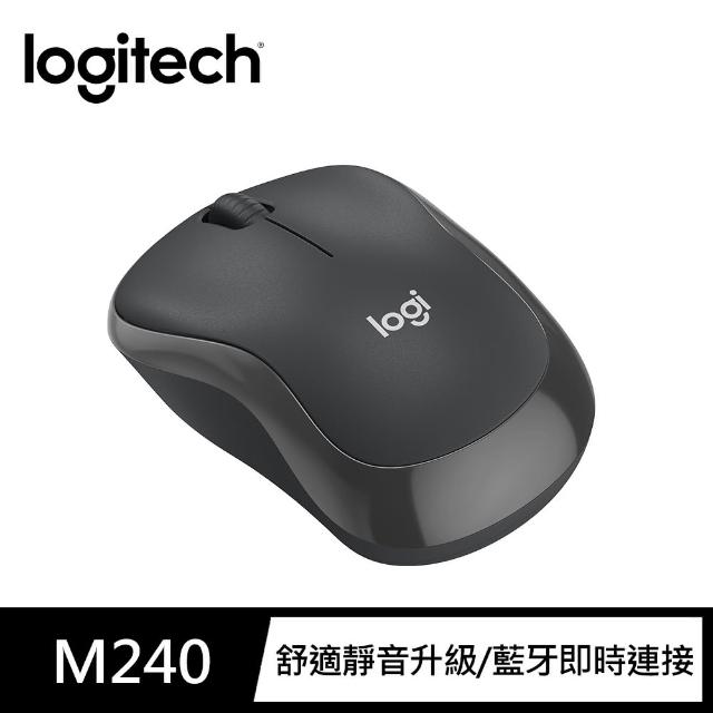 【Logitech 羅技】M240 無線靜音藍芽滑鼠(不附接收器)