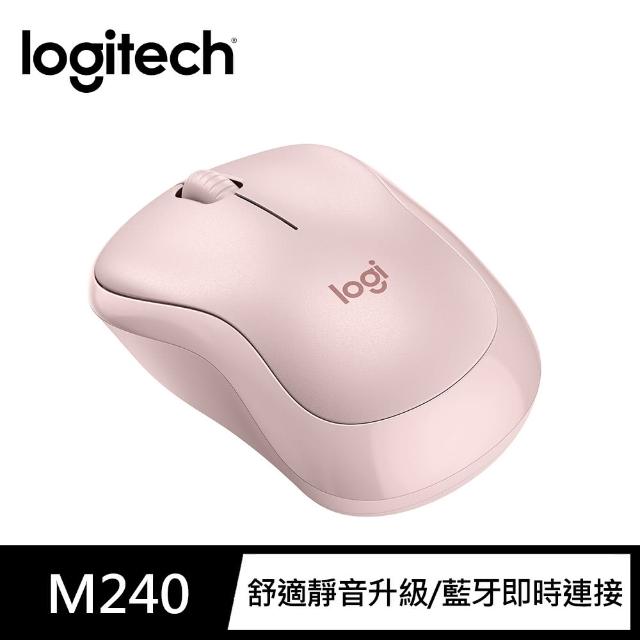 【Logitech 羅技】M240 無線靜音藍芽滑鼠(不附接收器)