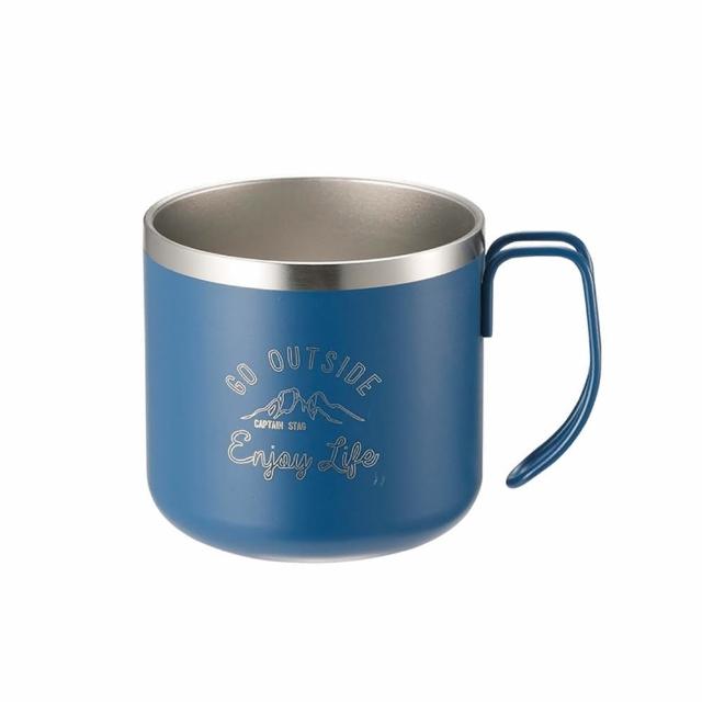 【CAPTAIN STAG】Monte 雙層不鏽鋼杯